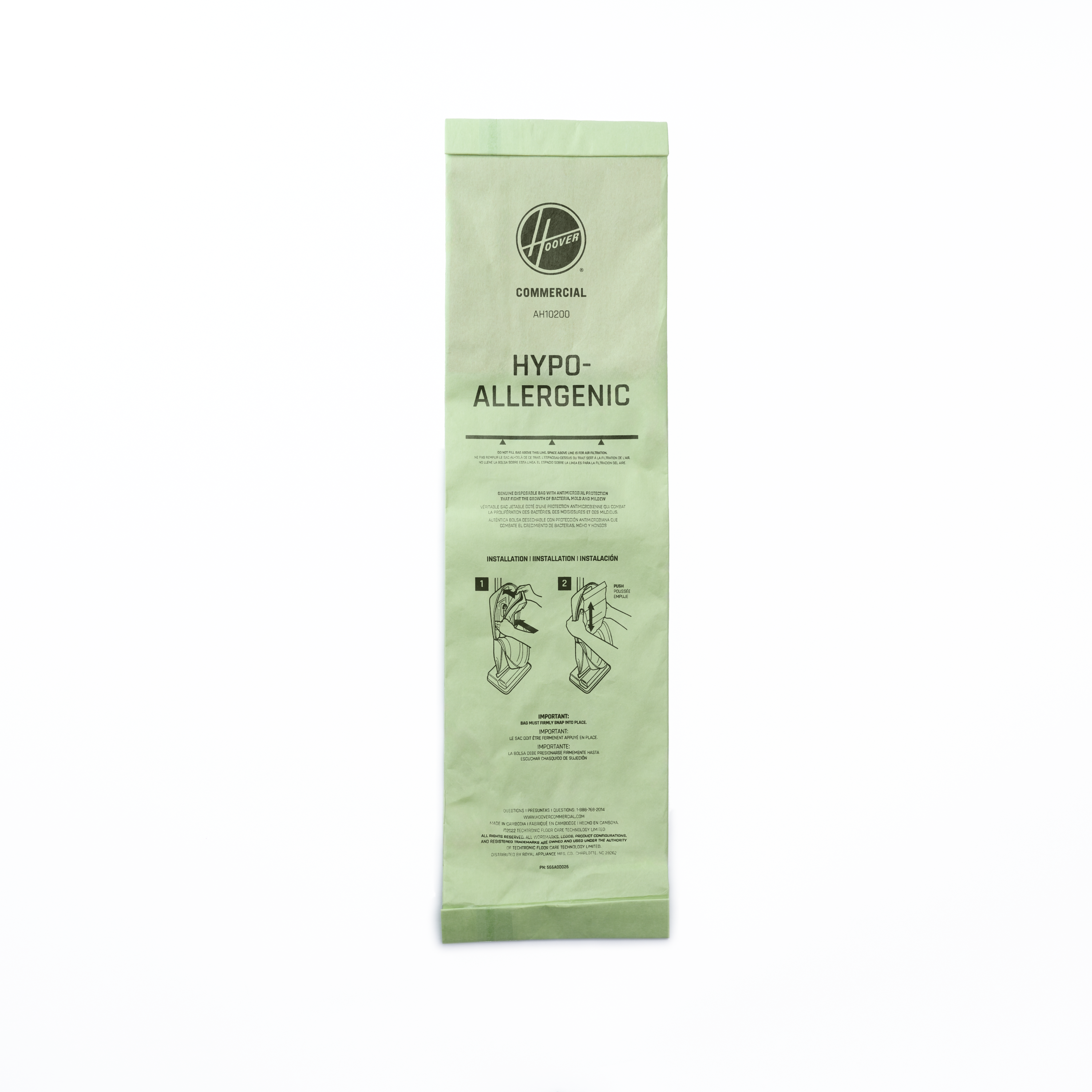 10-Pack Hypoallergenic Upright Vacuum Bags for CH50200/CH50300