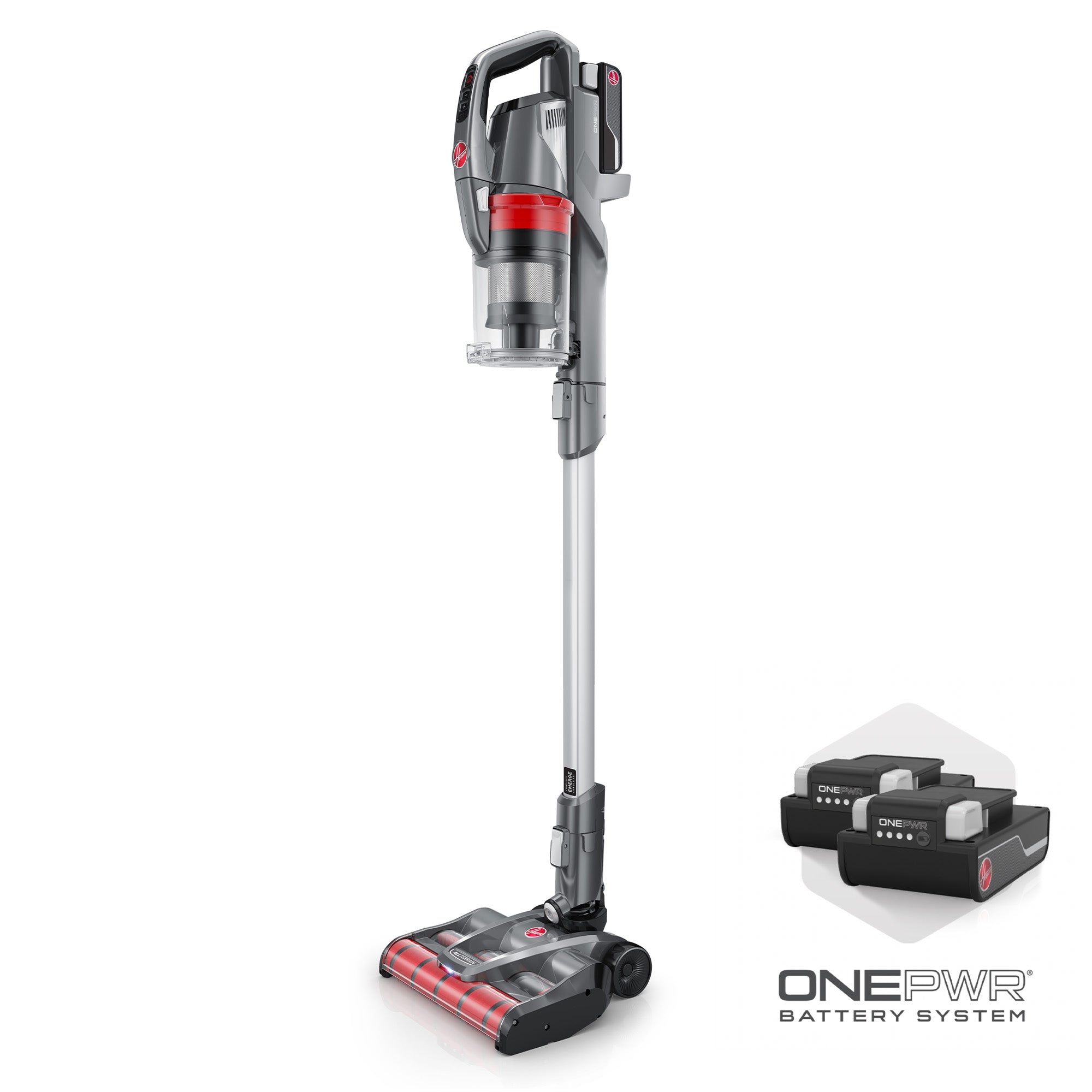ONEPWR Pet Vacuum - All-Terrain Dual Brush, 2 Batteries